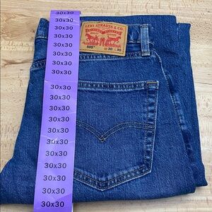 NWT Levi’s Men’s 505 Regular Straight Leg Jeans, Denim blue 30x30